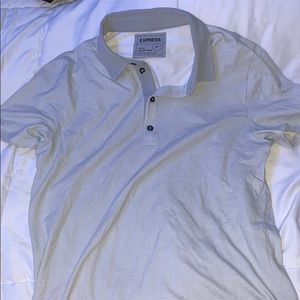 Express Gray Golf Shirt